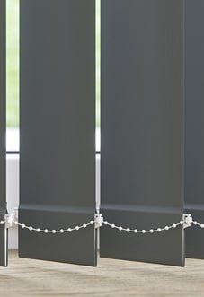 Roma (FR), Char Grey - Vertical Blind Slats